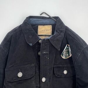 Jachs New York Concord Sherpa Lined Corduroy Shirt Jacket In Dark Navy